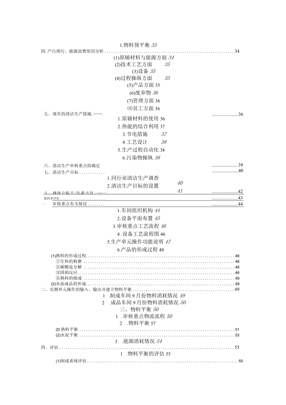 某水泥清洁生产审核报告snxulei.docx_第3页