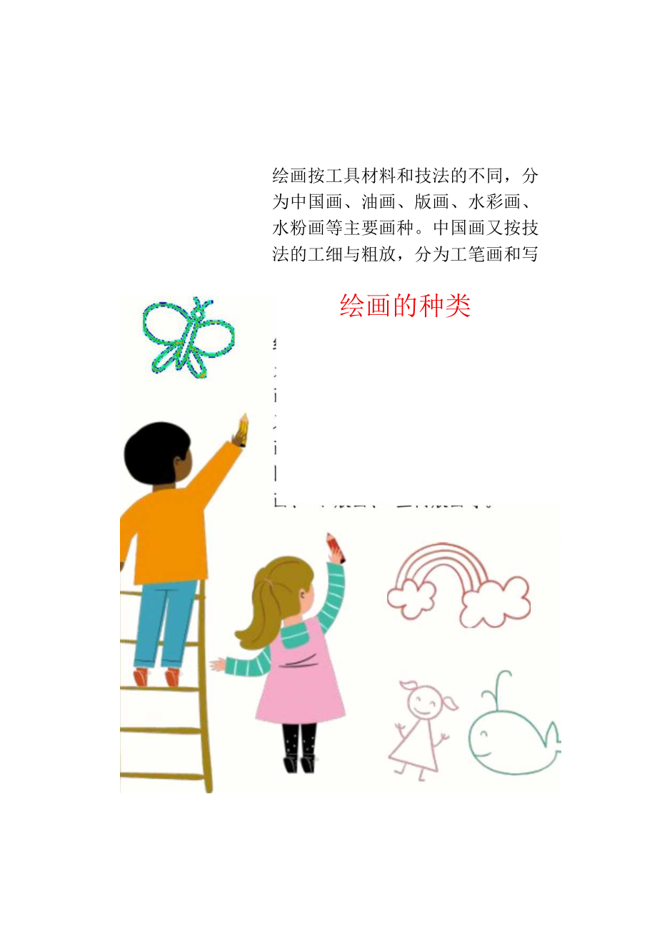 美术小报艺术绘画我爱画画美术教育小报A4手抄报.docx_第3页