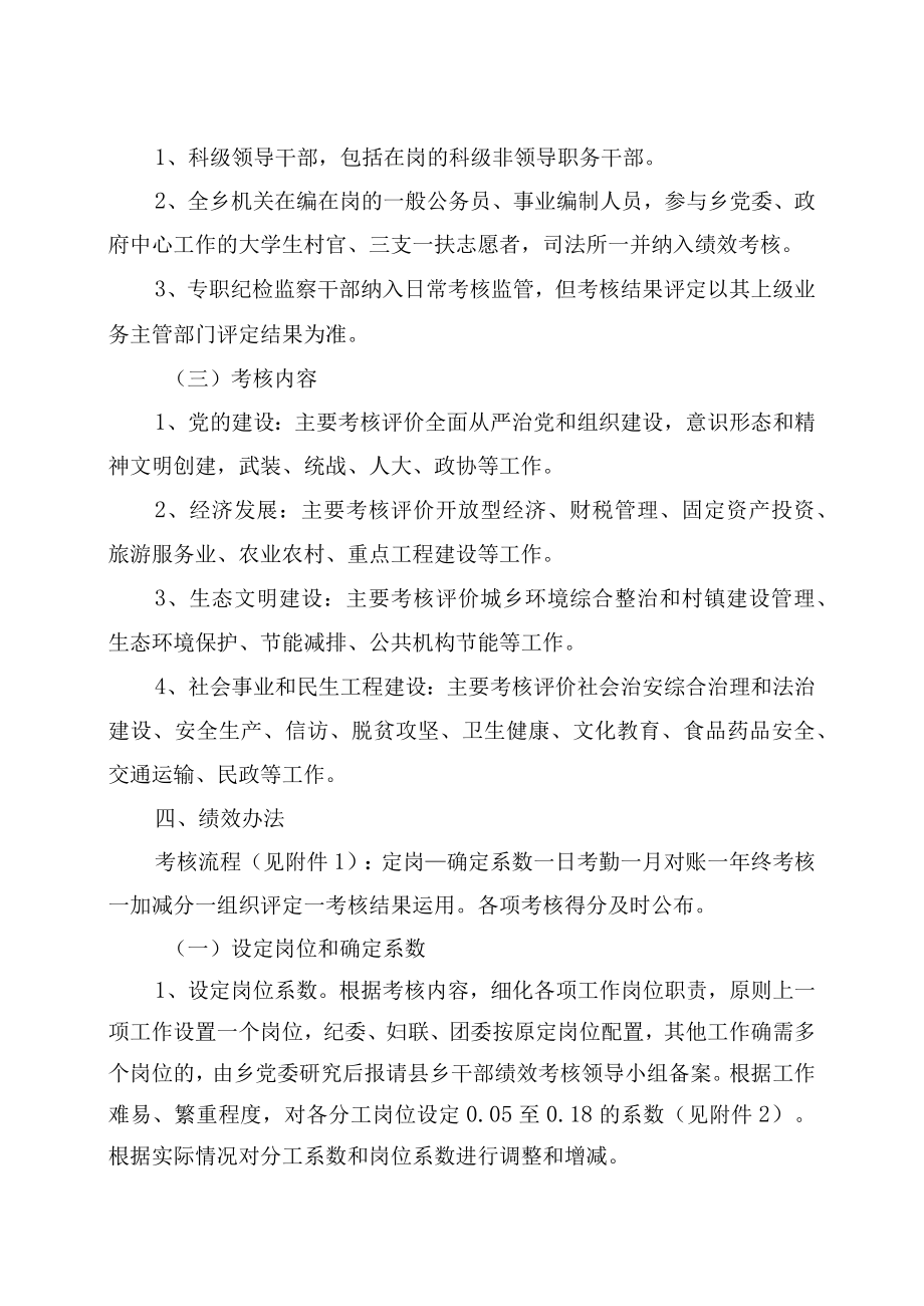 莲发202338号莲荷乡干部绩效考核实施方案.docx_第3页