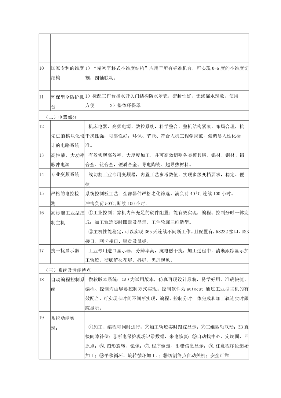 购买全钢中走丝线切割机床的技术协议.docx_第3页