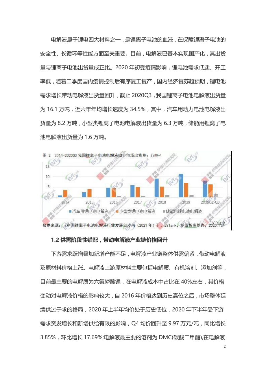 2020年中国锂离子电池电解液行业回顾与展望.doc_第2页