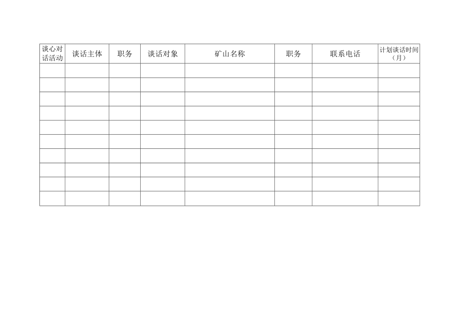 谈心对话活动计划表.docx_第1页