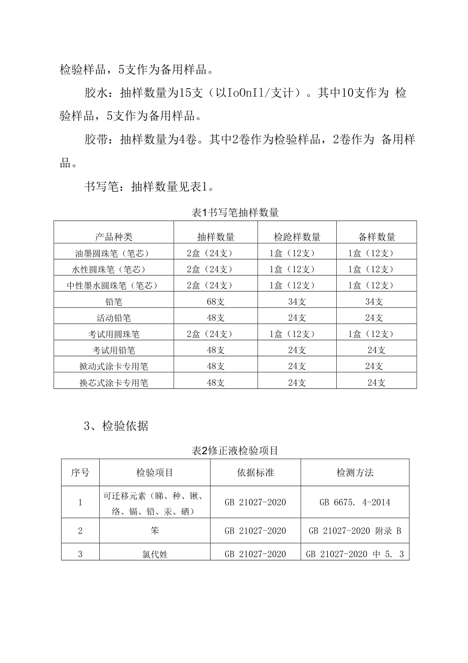 2023年泰州市市级产品质量监督抽查实施细则学习用品.docx_第3页