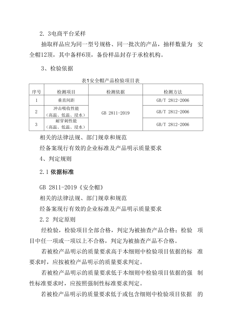 2023年泰州市市级产品质量监督抽查实施细则安全帽.docx_第2页