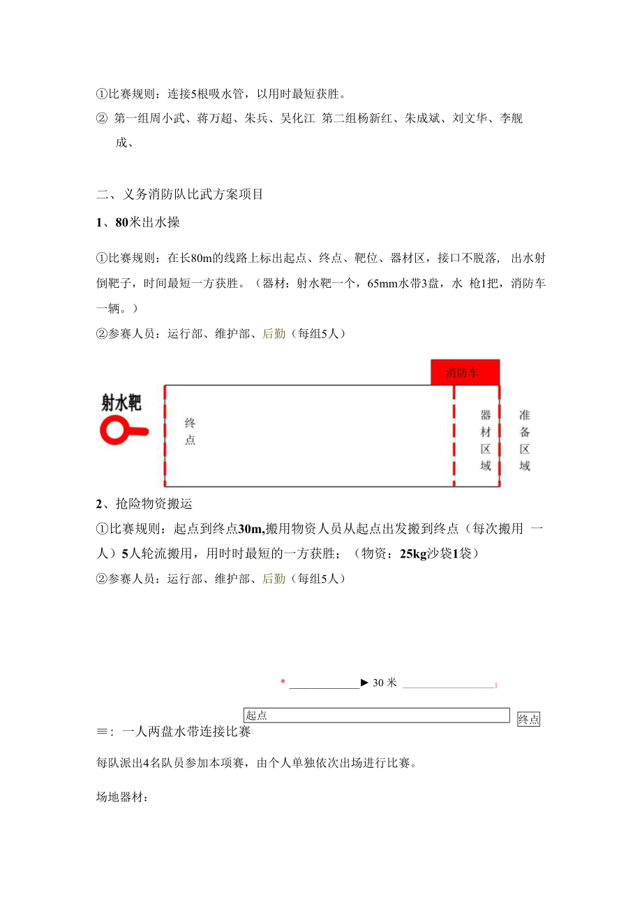 2023消防宣传月和119消防宣传日活动方案之消防体技能比武方案.docx_第2页