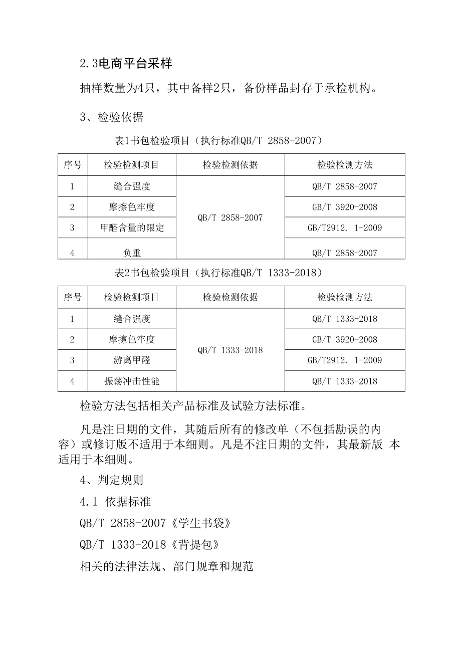 2023年泰州市市级产品质量监督抽查实施细则书包.docx_第2页