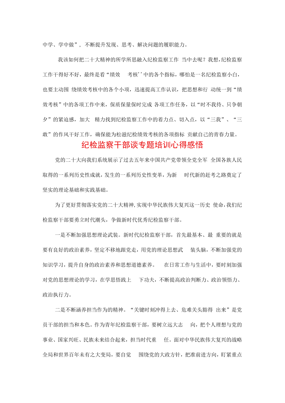 3篇纪检监察干部队伍纪律教育学习心得.docx_第2页