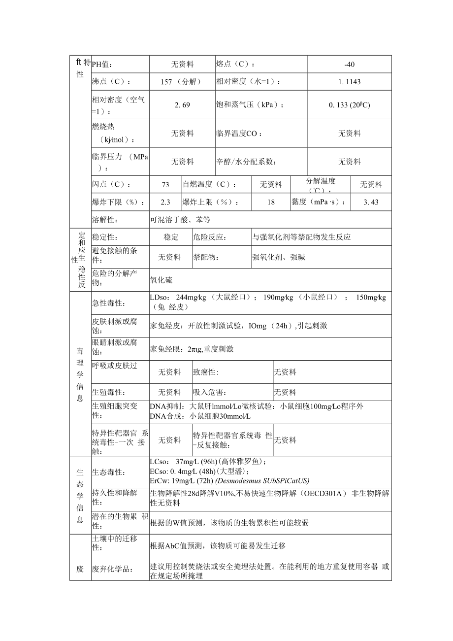 2巯基乙醇的安全技术说明书.docx_第3页