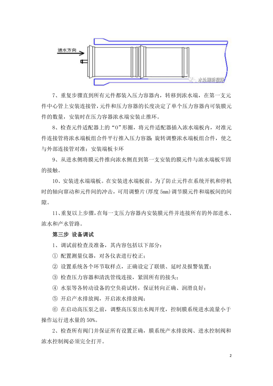 反渗透膜更换现场操作流程.doc_第2页