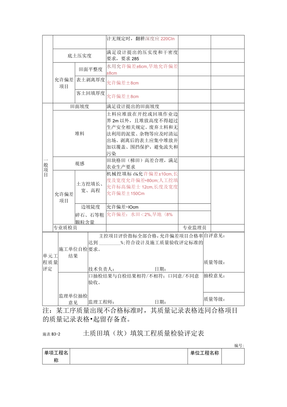 土方平整工程质量检验评定表.docx_第2页