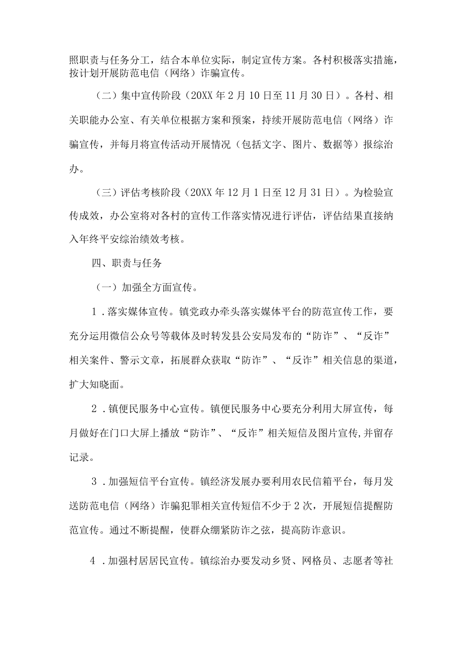 反诈骗活动宣传策划方案模板.docx_第2页