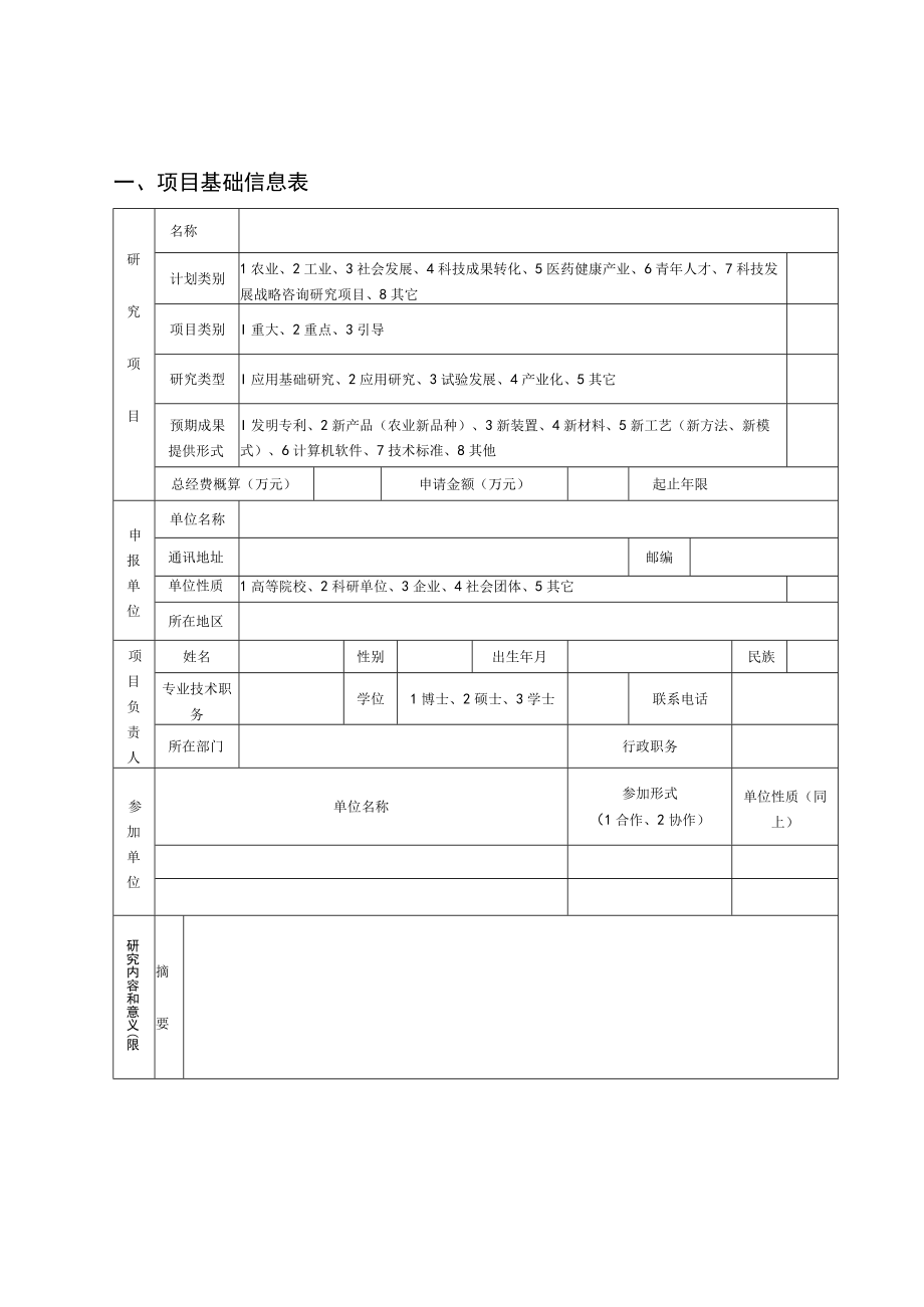 白城市科技发展计划项目申报书格式.docx_第2页