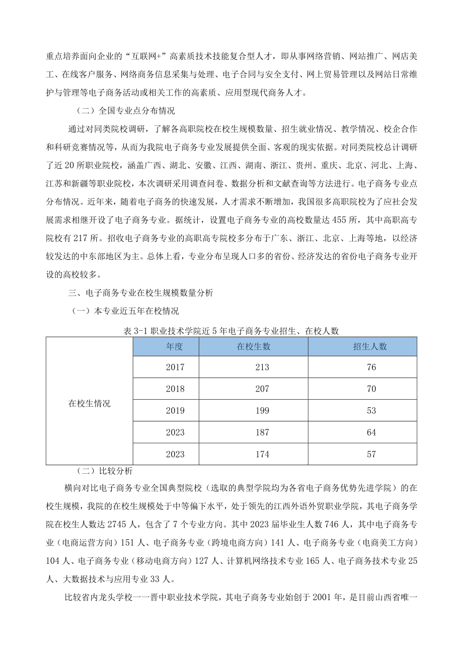 电子商务专业发展建设调研报告.docx_第2页