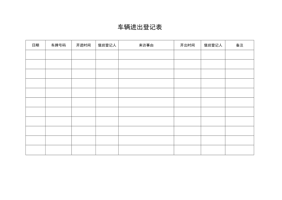 车辆进出登记表.docx_第2页