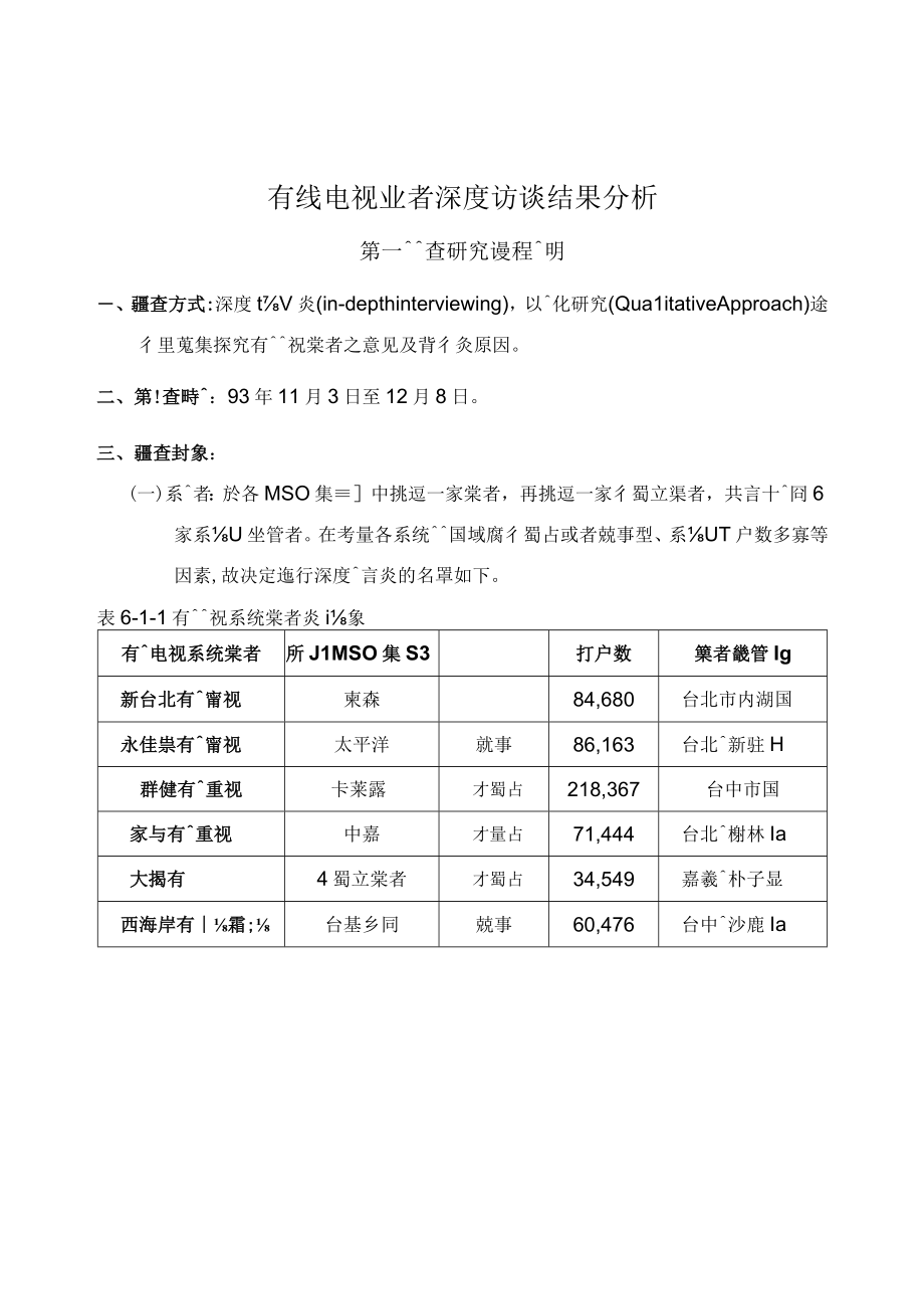 有线电视业者深度访谈结果分析.docx_第1页