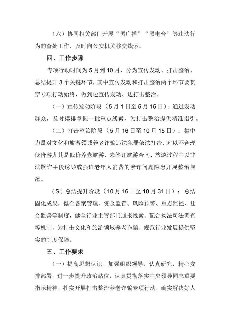 打击整治养老诈骗专项行动实施方案.docx_第3页