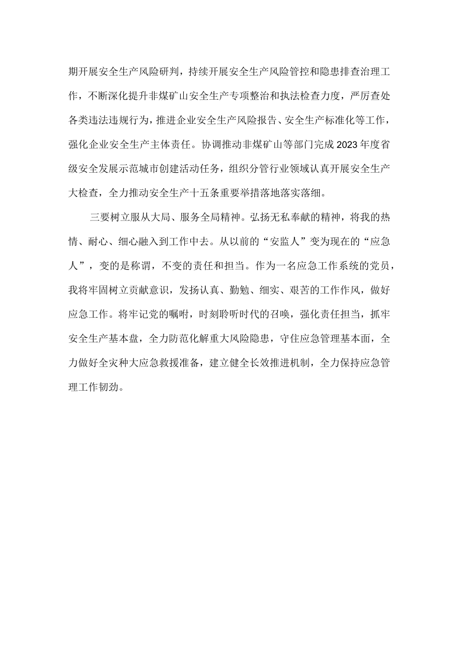 应急管理局副局长学习二十大精神心得体会.docx_第2页