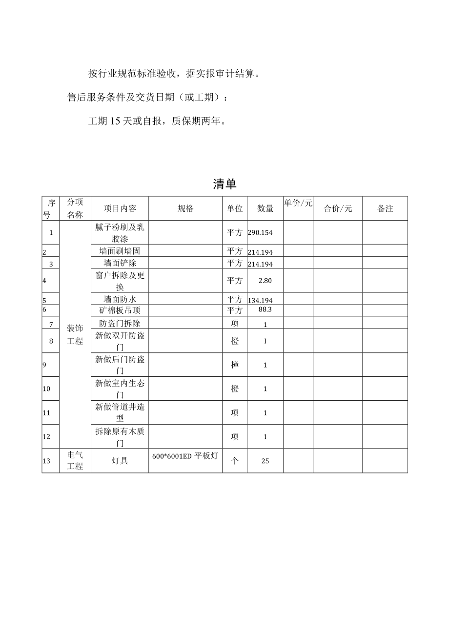 医院科研用房改造工程议价文件和清单.docx_第2页