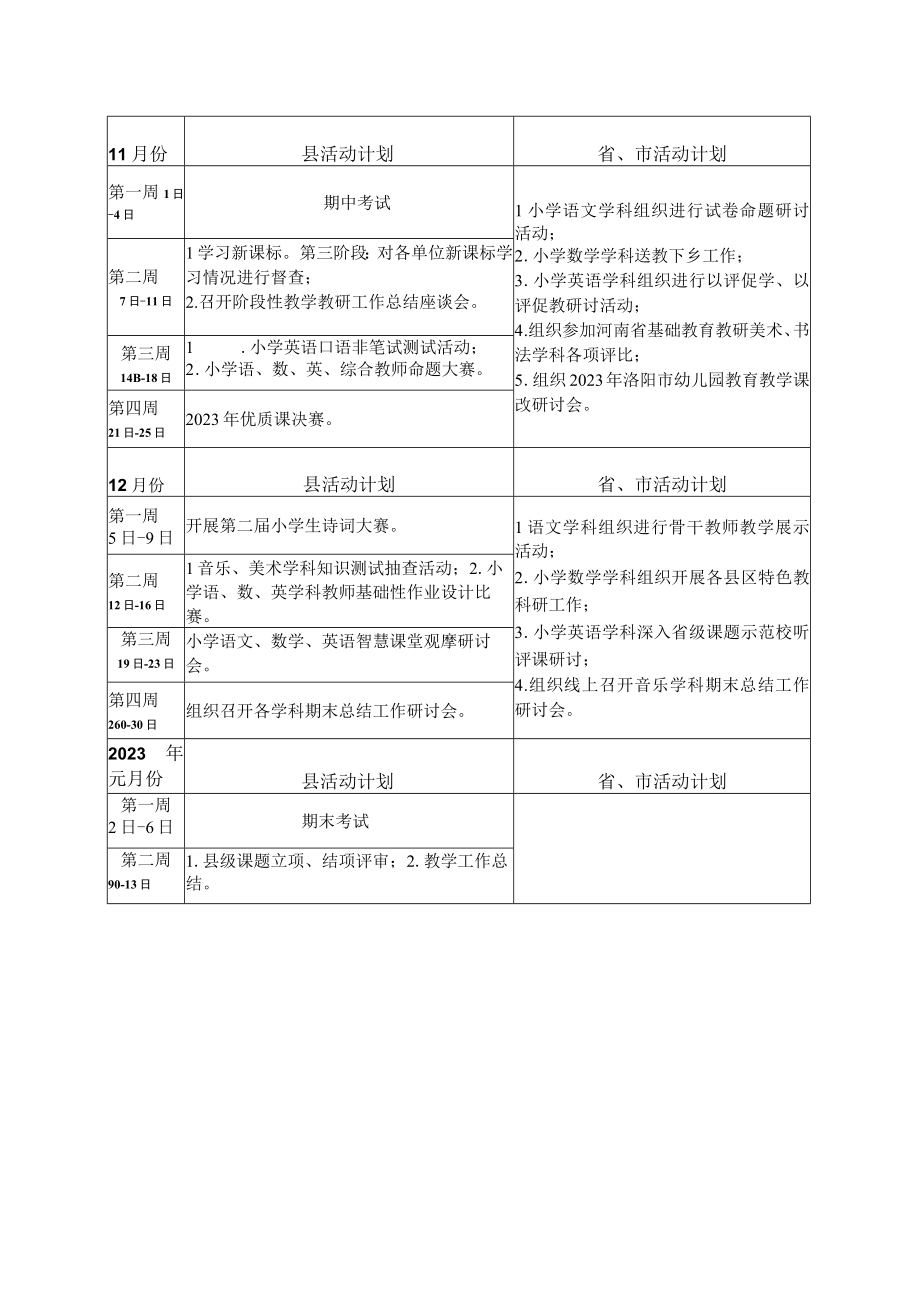 小学组周历活动表.docx_第2页