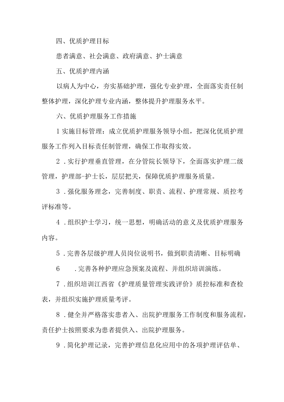 医院年度推进优质护理服务活动实施方案.docx_第2页