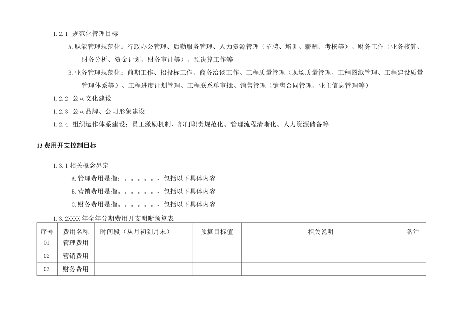 房地产公司总经理年度经营目标责任书.docx_第3页