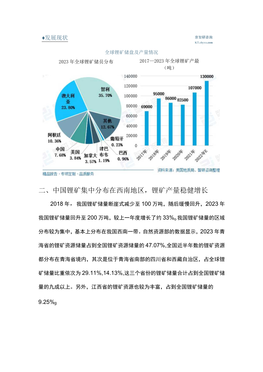 中国锂矿行业现状分析报告.docx_第3页