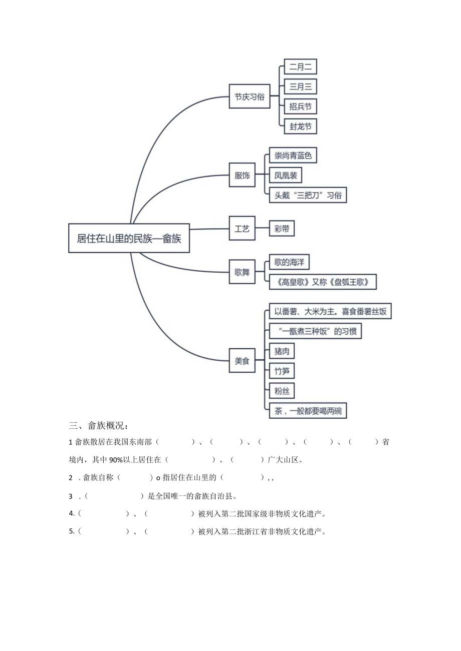 任务四 畲族民俗风情导学单公开课教案教学设计课件资料.docx_第2页