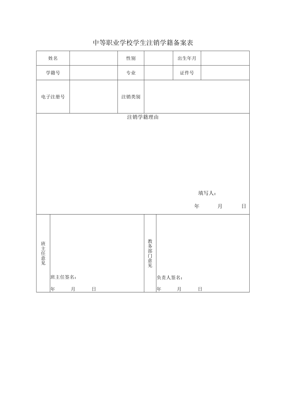 中等职业学校学生注销学籍备案表.docx_第1页