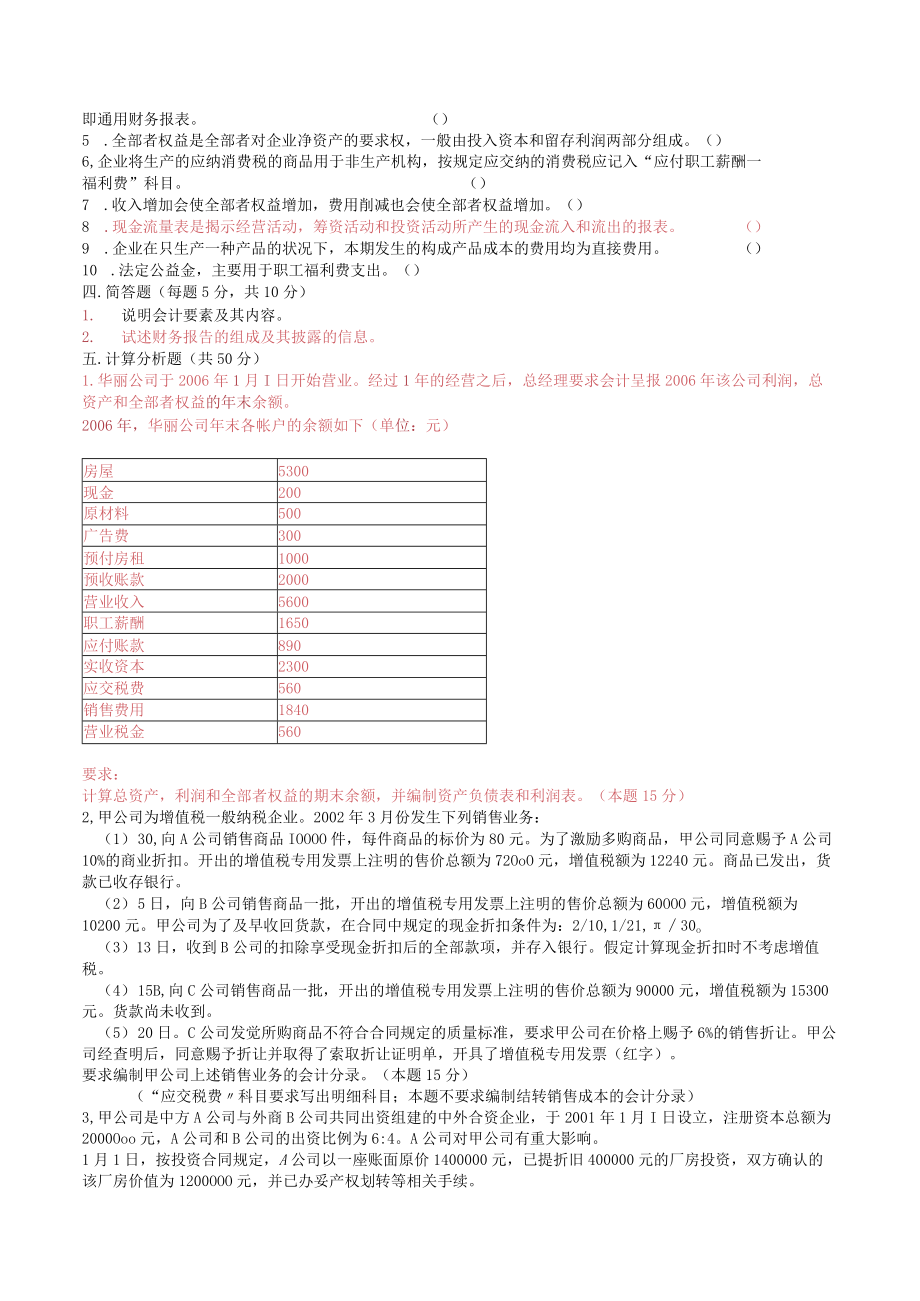 企业会计学自考综合试题111.docx_第3页