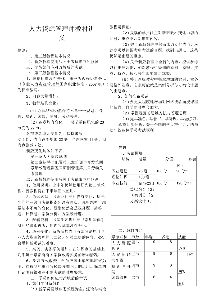 人力资源管理师教材讲义.docx_第1页