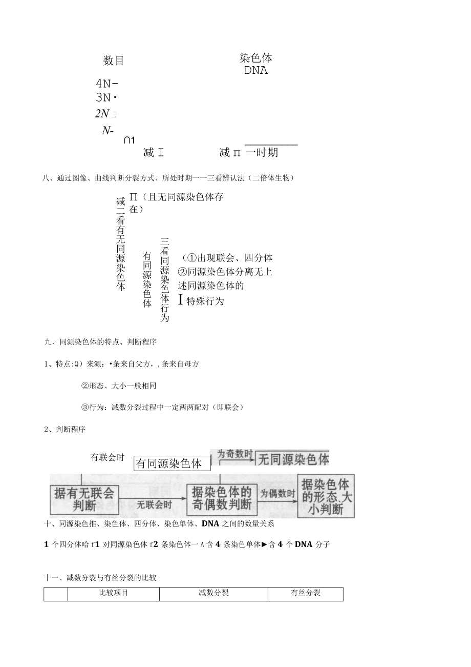 2023年减数分裂和有性生殖知识点归纳.docx_第3页