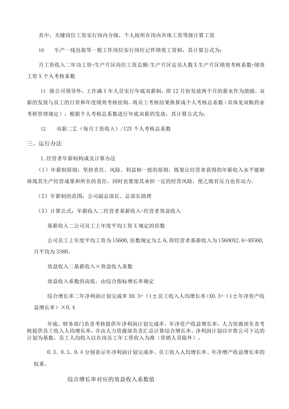 2023年岗位绩效工资实施方案.docx_第2页