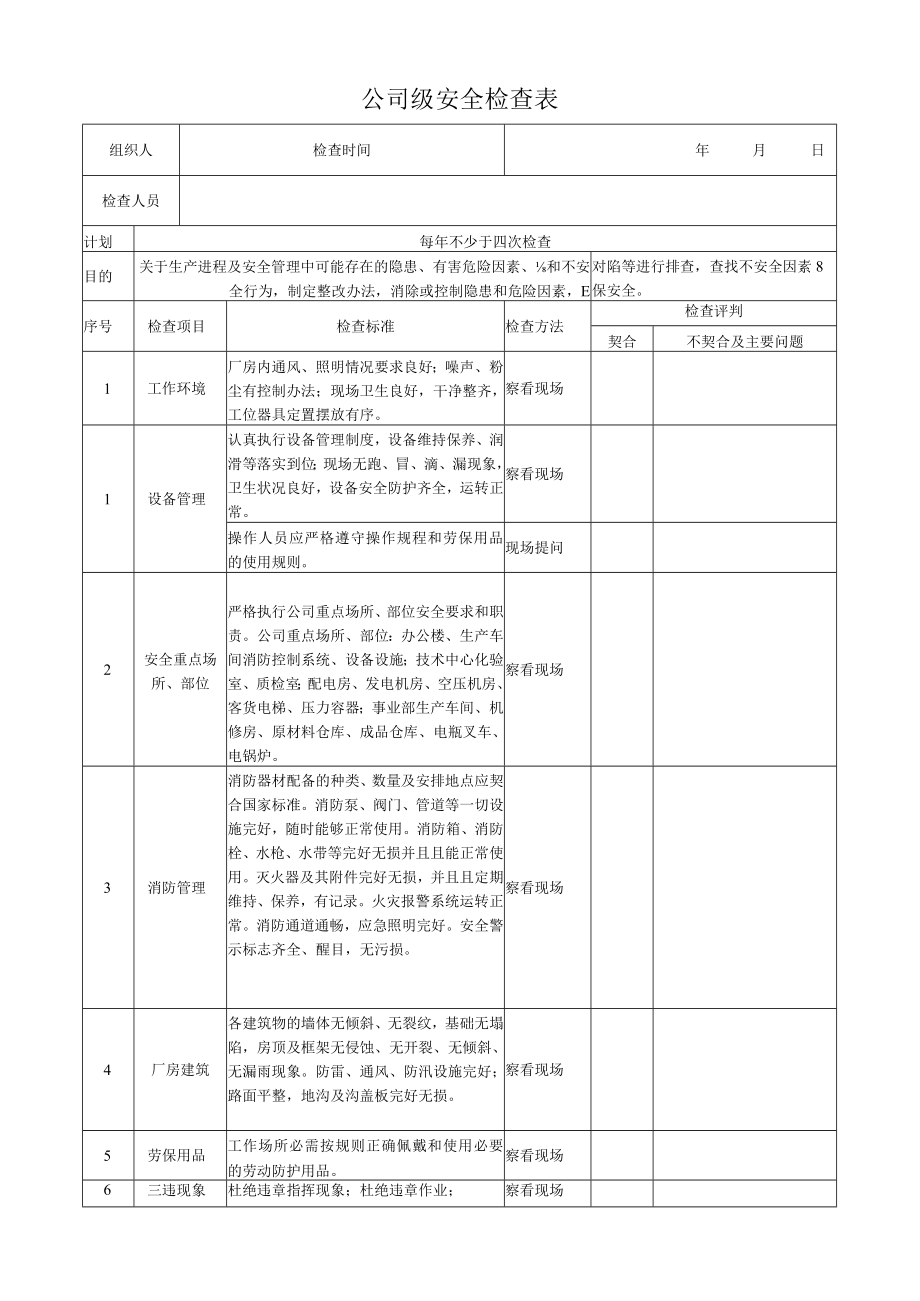 企业各部门安全检查表.docx_第3页