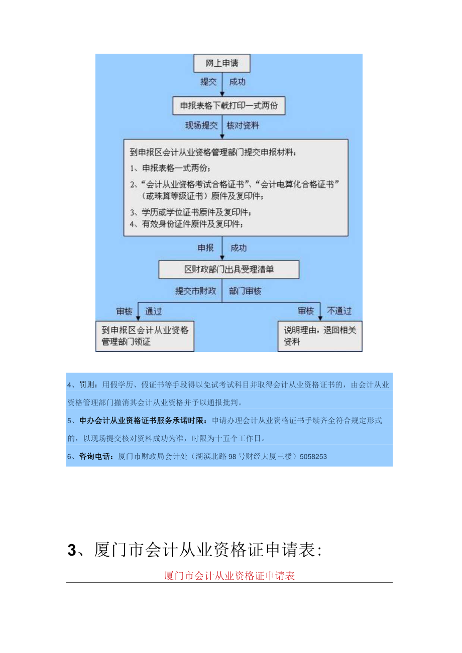 会计从业资格证书的申请书面流程doc厦门博智教育培训.docx_第3页