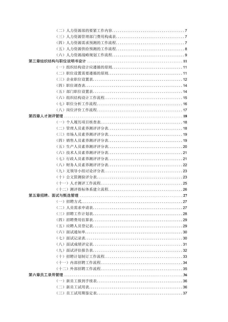 企业管理职位工作手册表格大全.docx_第2页