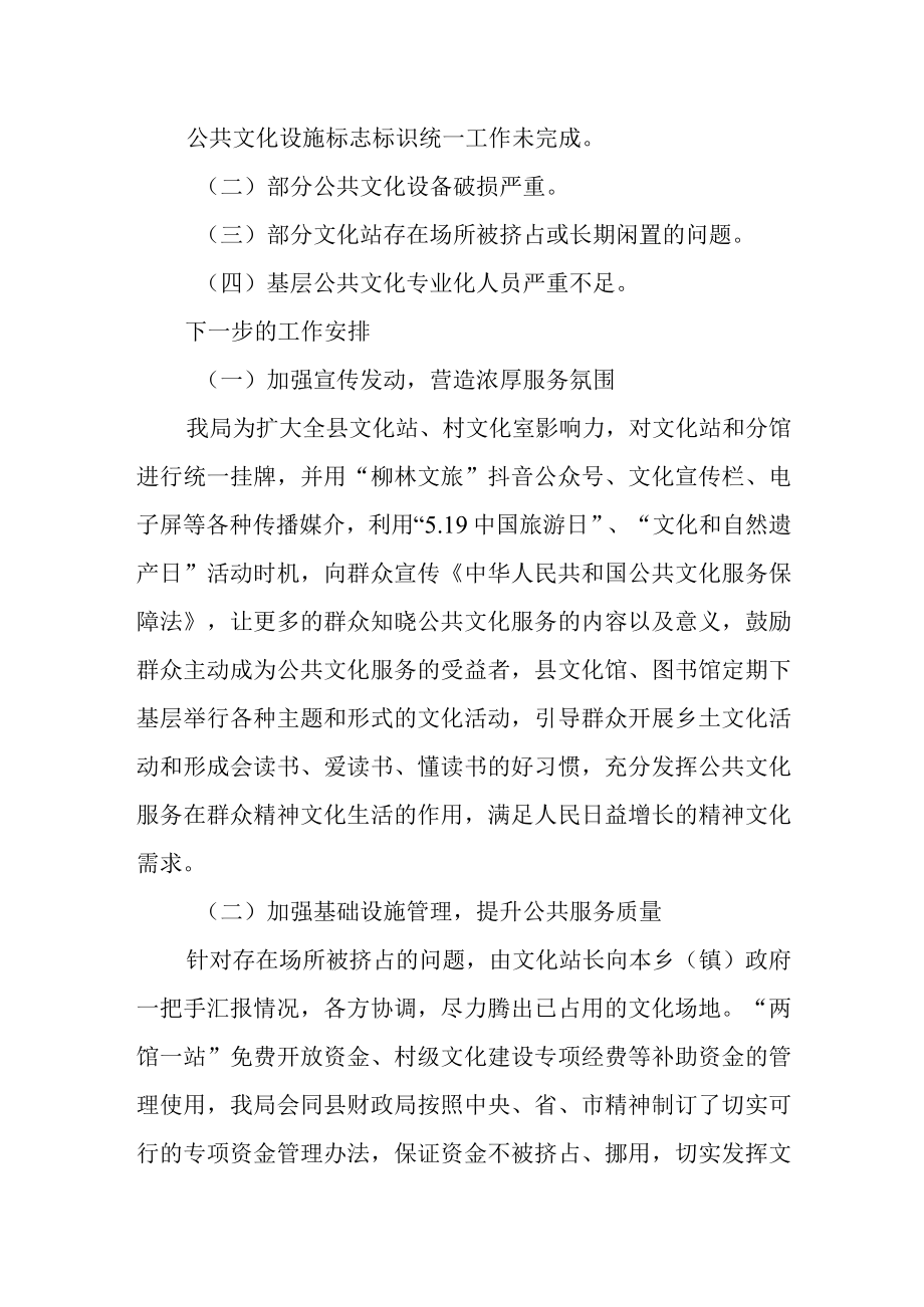 基层公共文化设施专项治理工作总结.docx_第2页