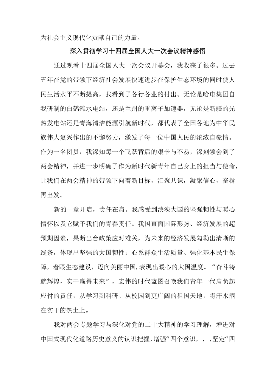 公安派出所深入贯彻学习十四届全国人大一次会议心得体会感悟.docx_第2页