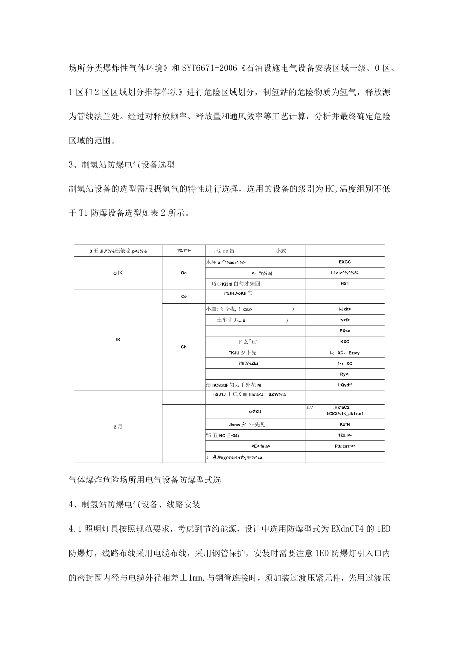 制氢站气体爆炸危险场所电气设备防爆型式选型.docx_第3页