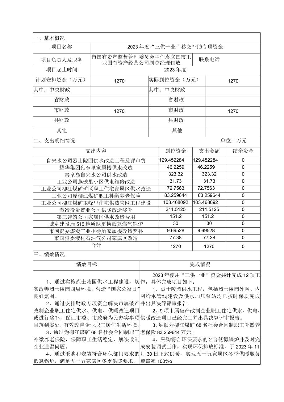 秦皇岛市财政支出项目绩效评价报告.docx_第2页