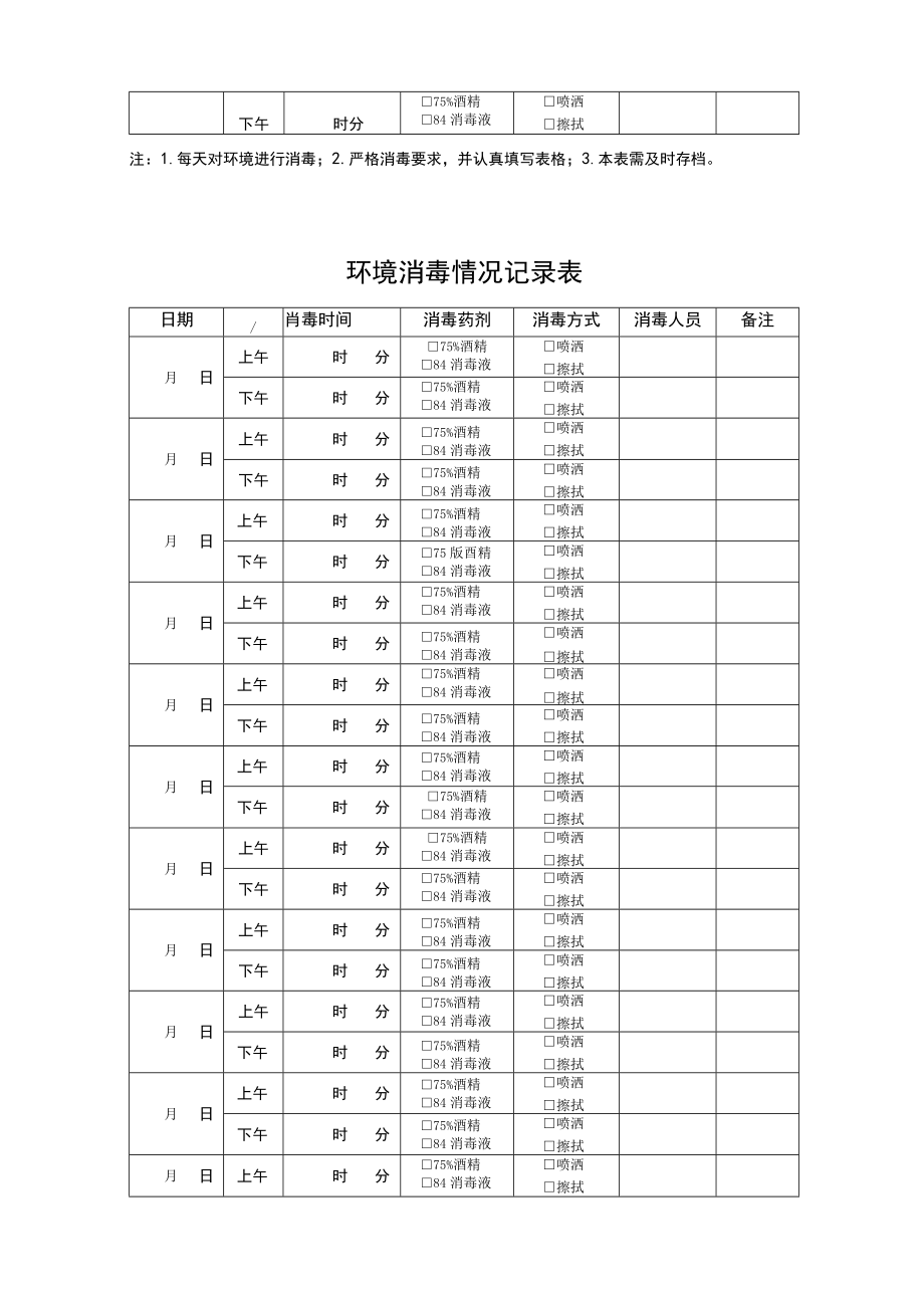 环境消毒情况记录表.docx_第3页