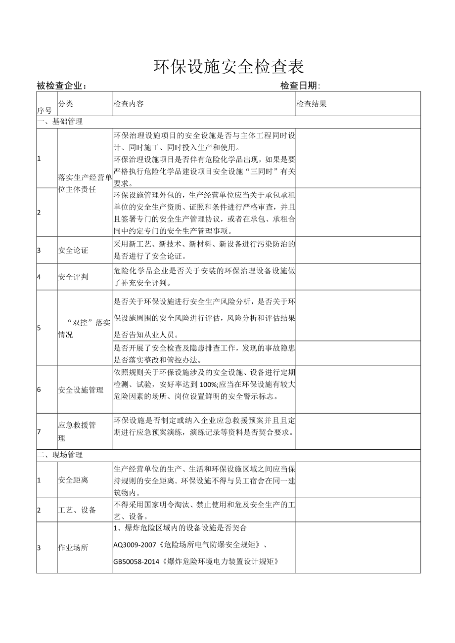 环保设备设施巡检表.docx_第1页