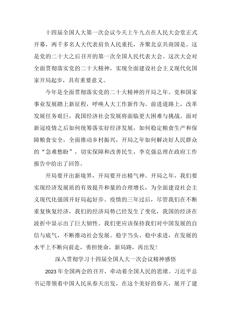 青年大学生深入贯彻学习十四届全国人大一次会议精神心得感悟.docx_第3页