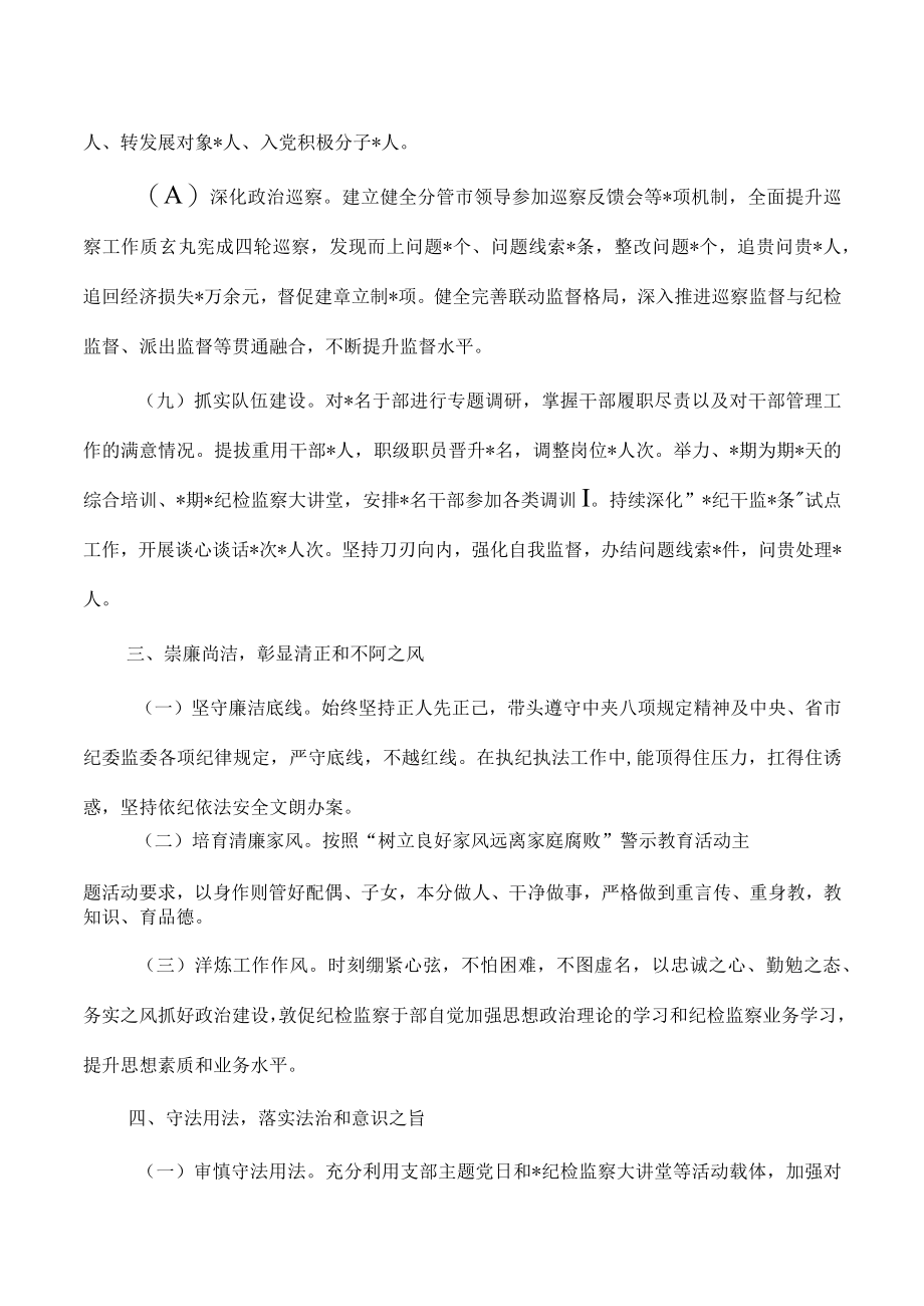 纪委副职2023年述职述廉报告.docx_第3页