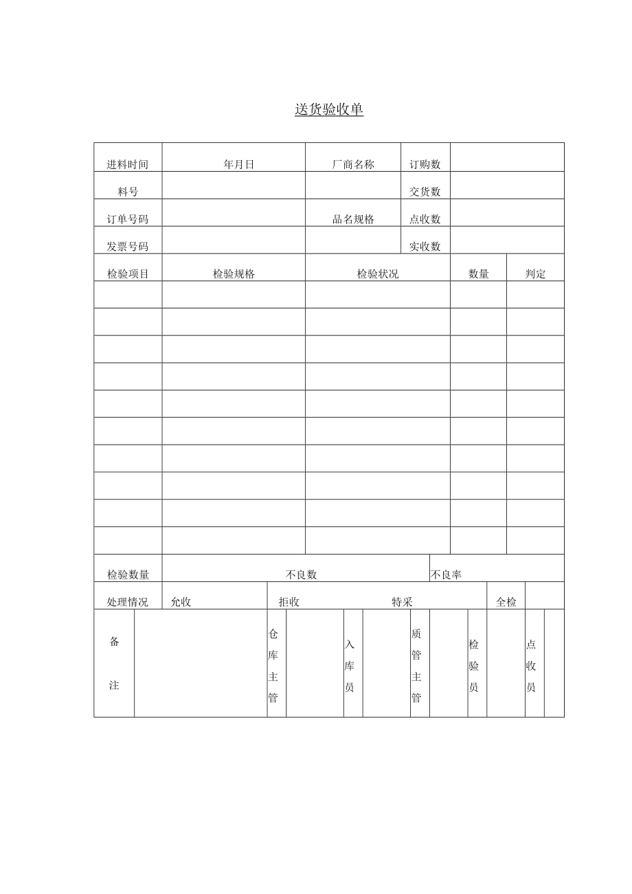 进料到货验收明细单(doc 1页).docx_第1页