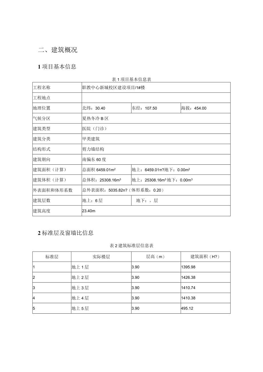 职教中心新城校区建设项目11楼建筑运行阶段碳排放计算分析报告书.docx_第2页