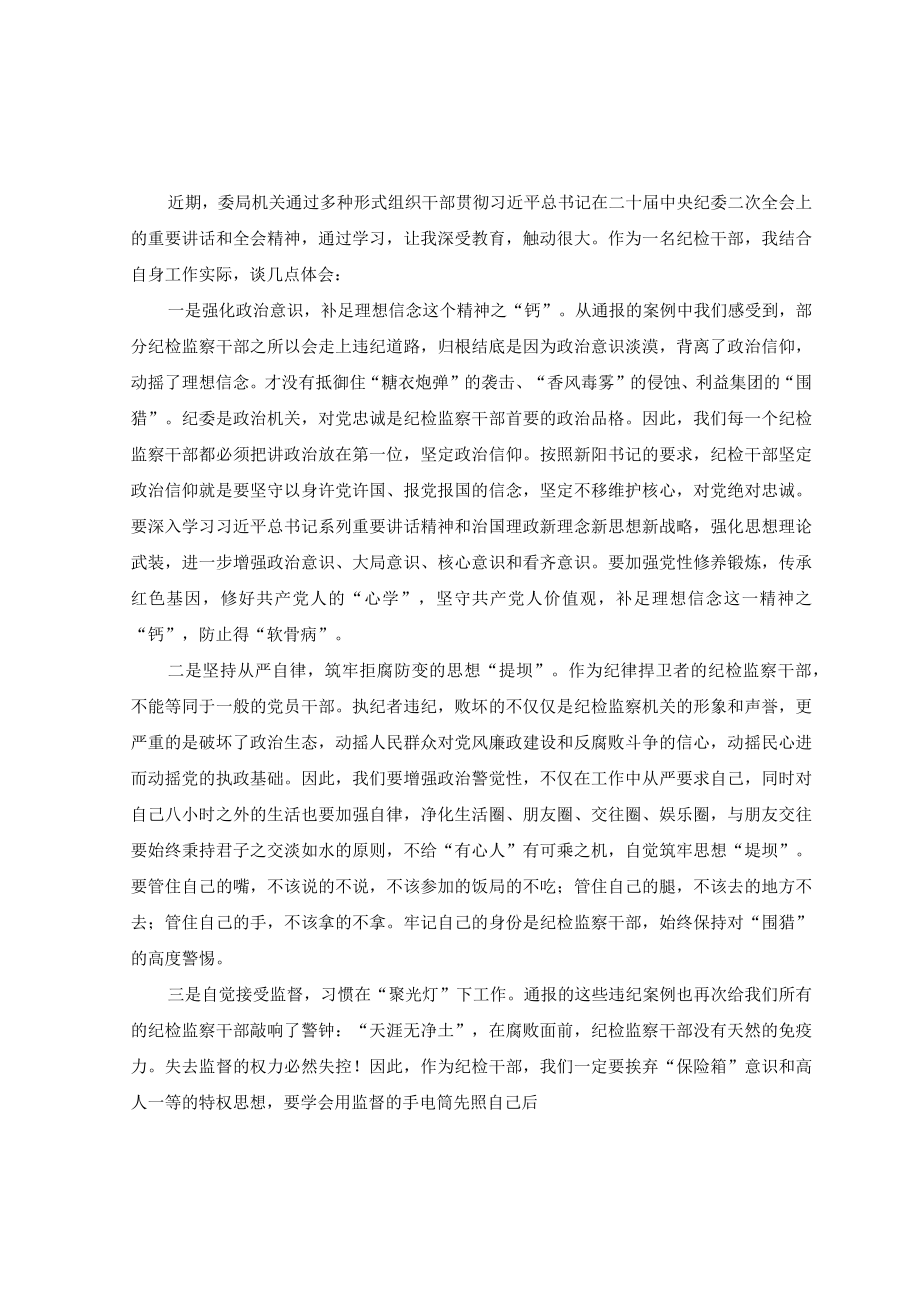 12篇2023纪检监察干部队伍教育整顿活动的心得体会发言.docx_第3页