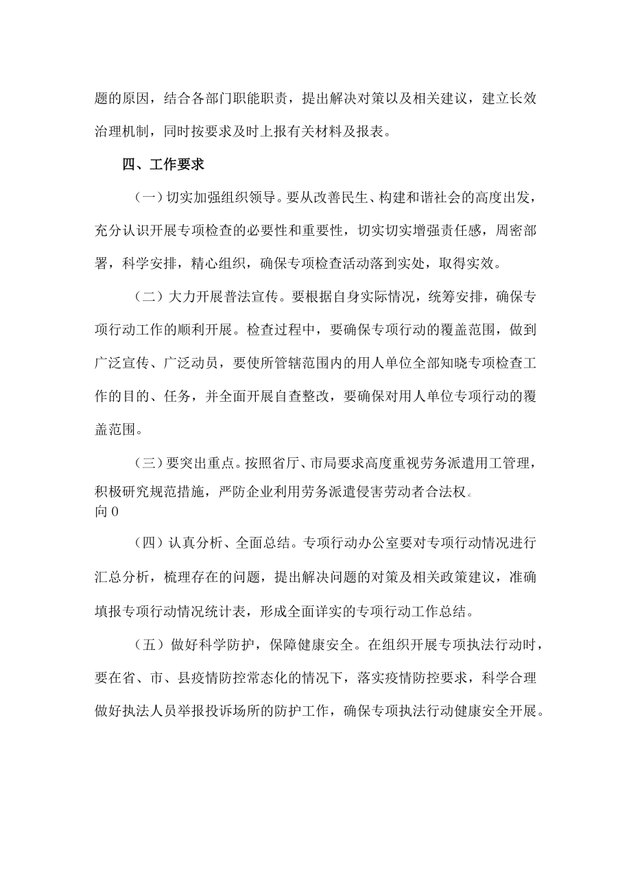 2023XX县开展清理整顿人力资源市场秩序专项行动实施方案.docx_第3页