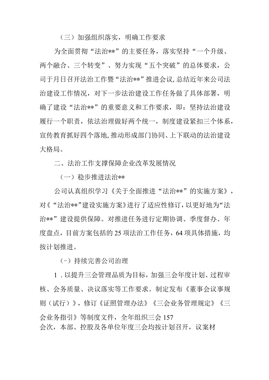 公司年度法治工作总结.docx_第2页