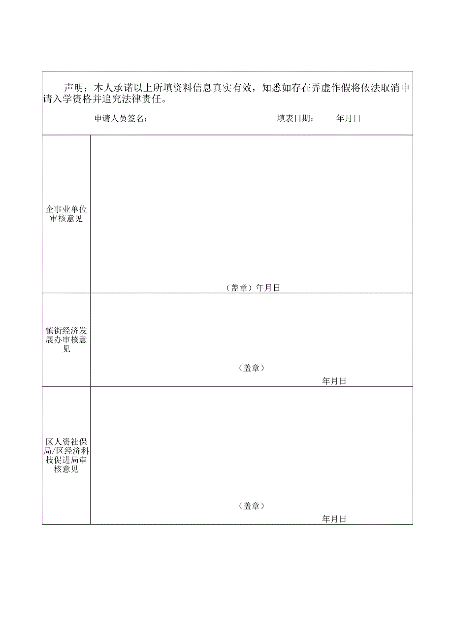 佛山市高明区企事业人才子女入学申请表.docx_第2页