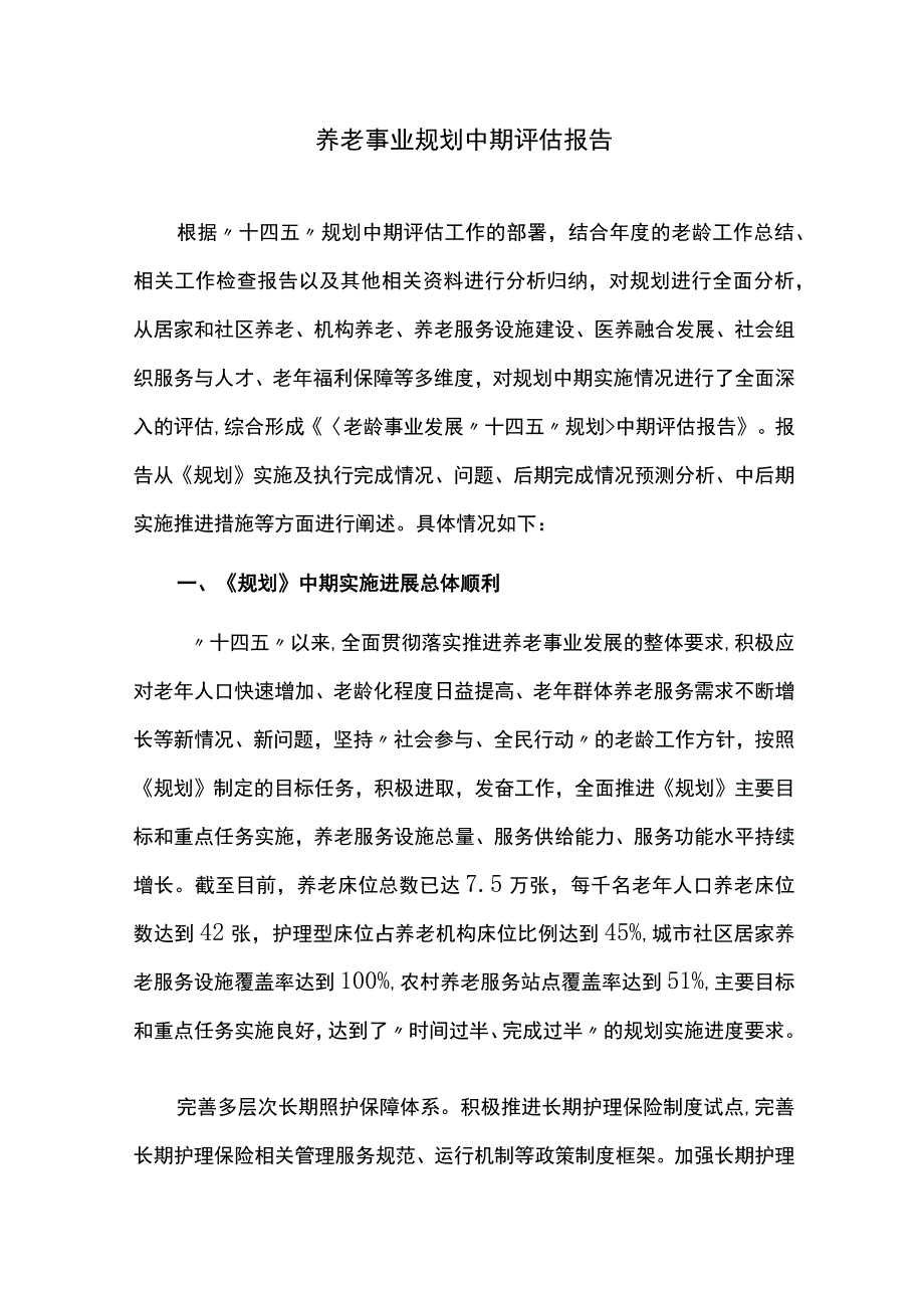 养老事业规划中期评估报告.docx_第1页